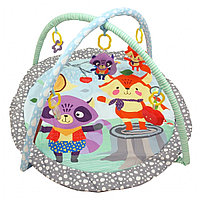 Коврик развивающий babymix Енот и лисичка