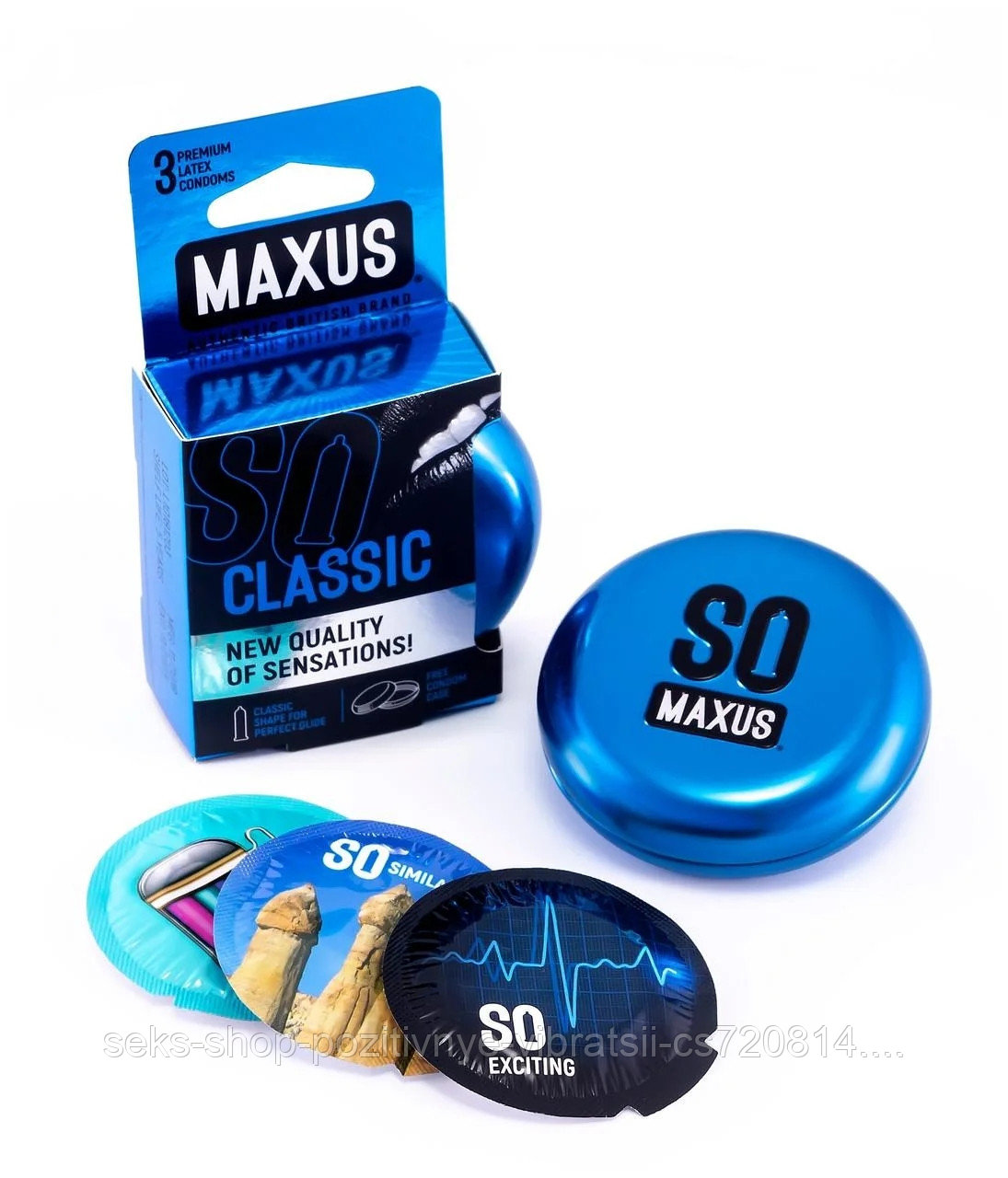 Классические стильные презервативы MAXUS Classic. 3 шт