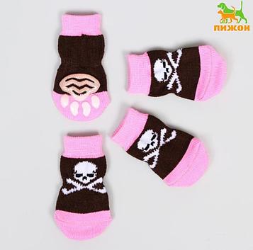 Носки для кошек и собак "Пиратские", размер М