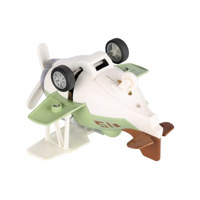 Самолет металлический инерционный Same Toy Aircraft зеленый