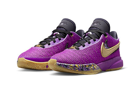 Баскетбольные кроссовки Nike LeBron 20 "Vivid Purple", фото 2