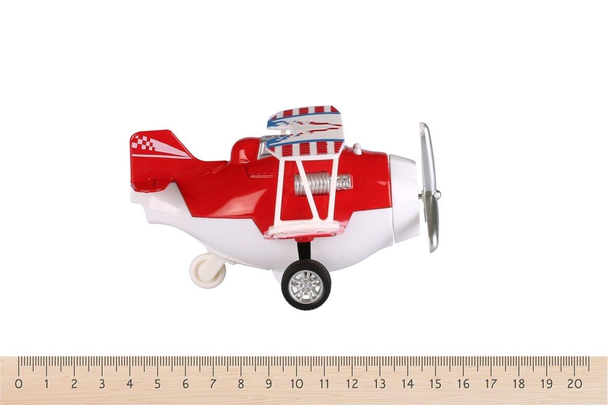 Самолет Same Toy Aircraft металлический инерционный красный - фото 2 - id-p104952983