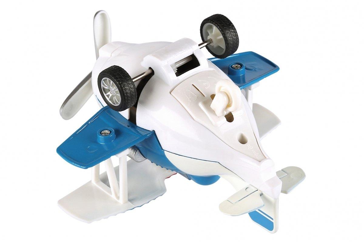 Самолет Same Toy Aircraft металлический инерционный синий