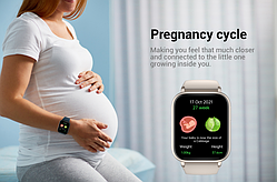 Часы танометр, глюкометр, термометр, контролем цикла беременности, пульсоксиметр, кардиометр.