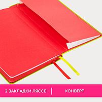 Ежедневник недатированный А5 (138х213 мм), BRAUBERG "AIM", под кожу 136 л., светло-зеленый, фото 5