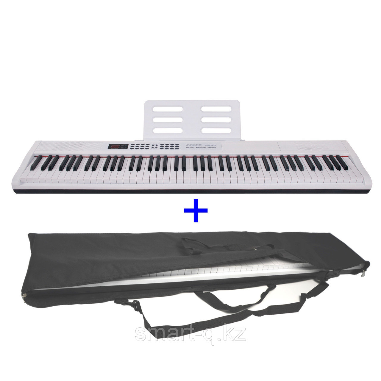 Цифровое пианино 88033W белое, с сумкой - фото 1 - id-p98149179