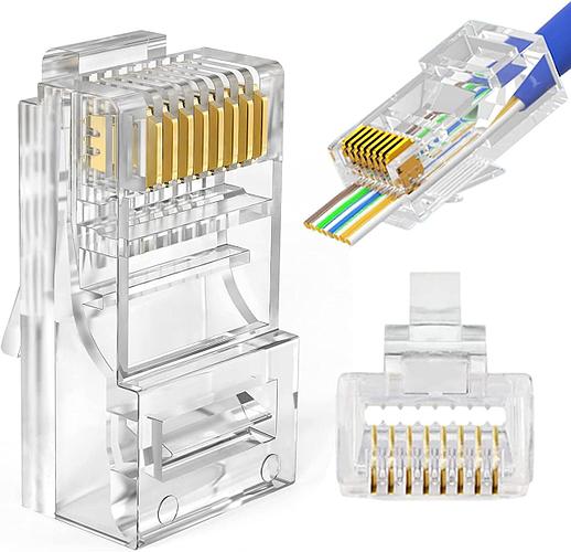 Коннектор RJ-45 UTP Cat.5e неэкранированный (id 104935097)