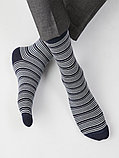 Мужские носки в частую полоску OMSA STYLE 503, фото 2