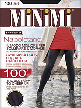 Колготки MINIMI Napoletano 100 ден в рубчик XL