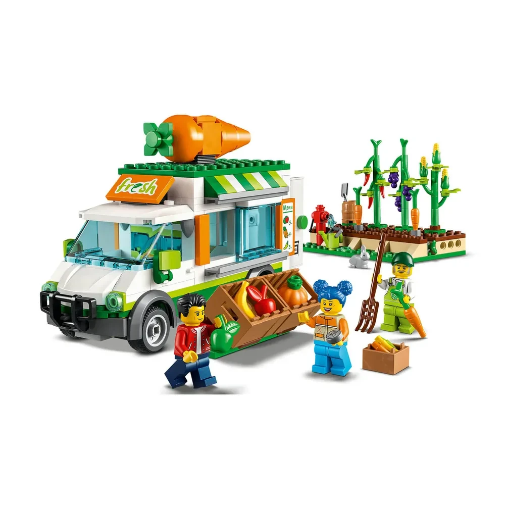 Конструктор LEGO City 60345 Фургон фермерского магазина - фото 6 - id-p104960012