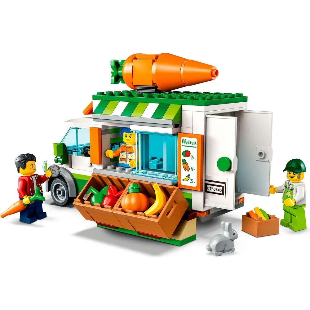 Конструктор LEGO City 60345 Фургон фермерского магазина - фото 5 - id-p104960012