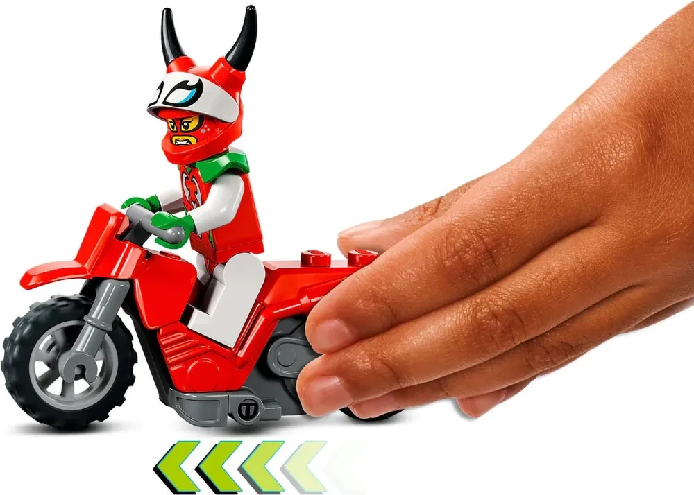 Конструктор LEGO City Stuntz 60332 Безрассудный трюковой мотоцикл со скорпионом