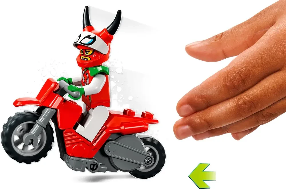 Конструктор LEGO City Stuntz 60332 Безрассудный трюковой мотоцикл со скорпионом