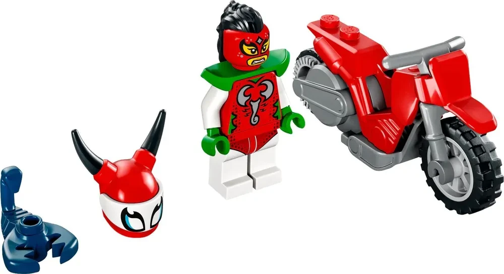 Конструктор LEGO City Stuntz 60332 Безрассудный трюковой мотоцикл со скорпионом