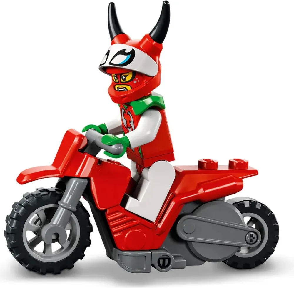 Конструктор LEGO City Stuntz 60332 Безрассудный трюковой мотоцикл со скорпионом