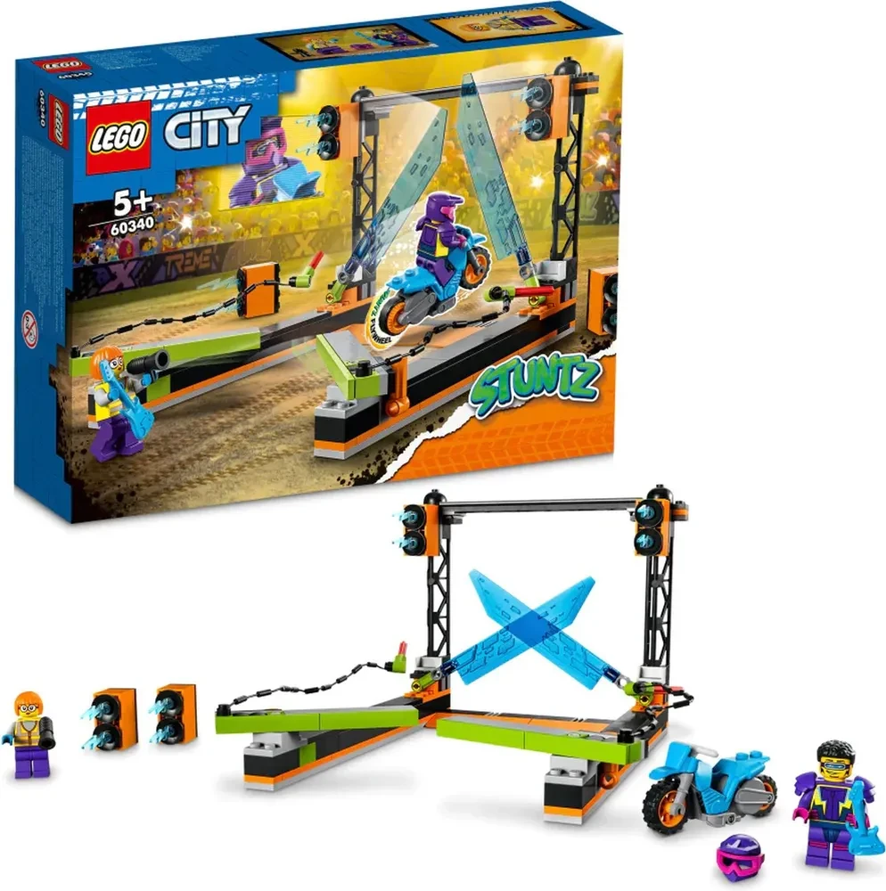 Конструктор LEGO City Stuntz 60340 Трюковое испытание-Лезвие - фото 1 - id-p104960040