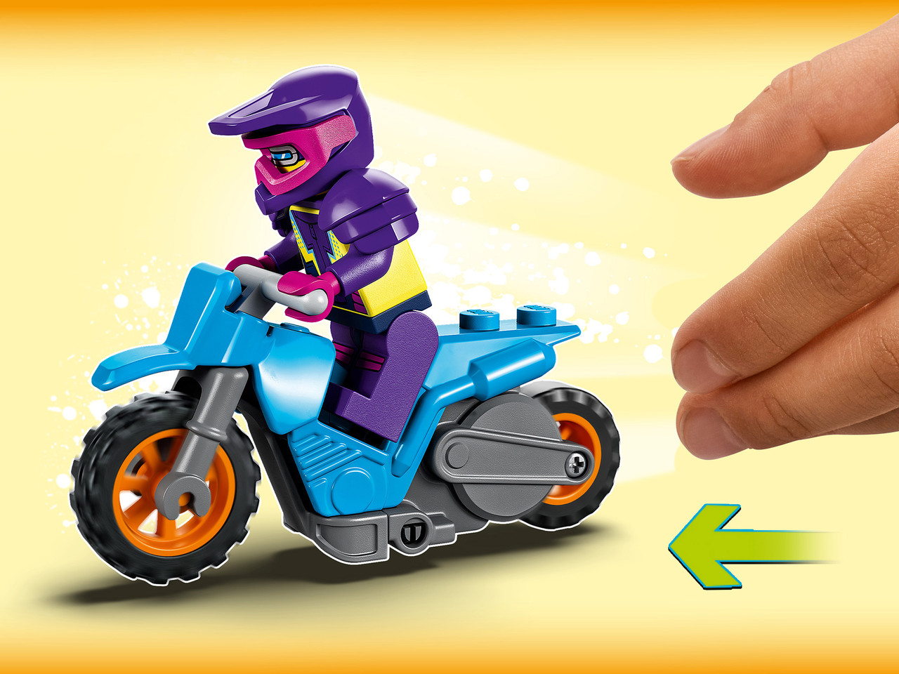 Конструктор LEGO City Stuntz 60340 Трюковое испытание-Лезвие