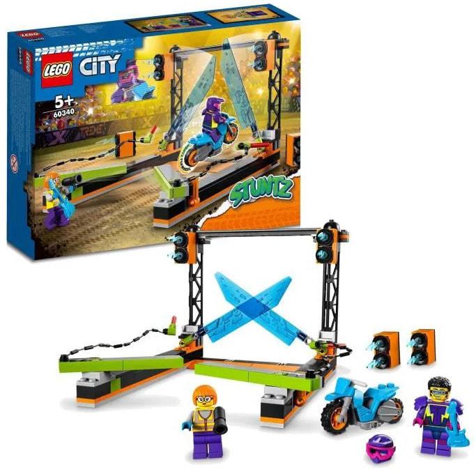 Конструктор LEGO City Stuntz 60340 Трюковое испытание-Лезвие