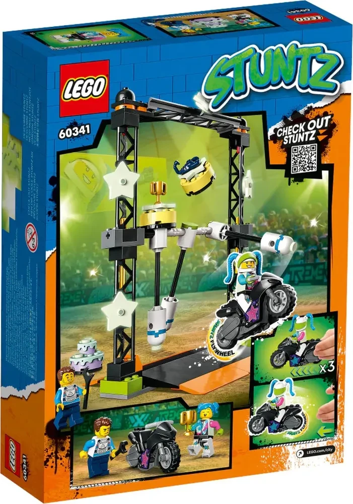 Конструктор LEGO City Stuntz 60341 Испытание нокдаун - фото 1 - id-p104960049