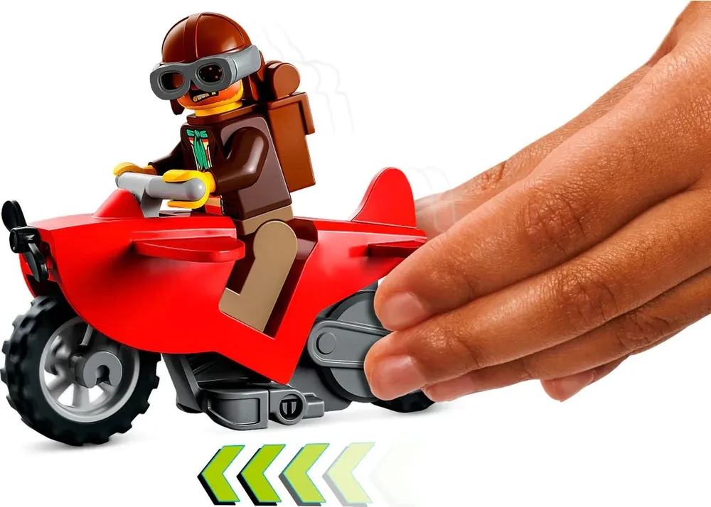 Конструктор LEGO City Stuntz 60342 Испытание трюков с нападением акул в городе