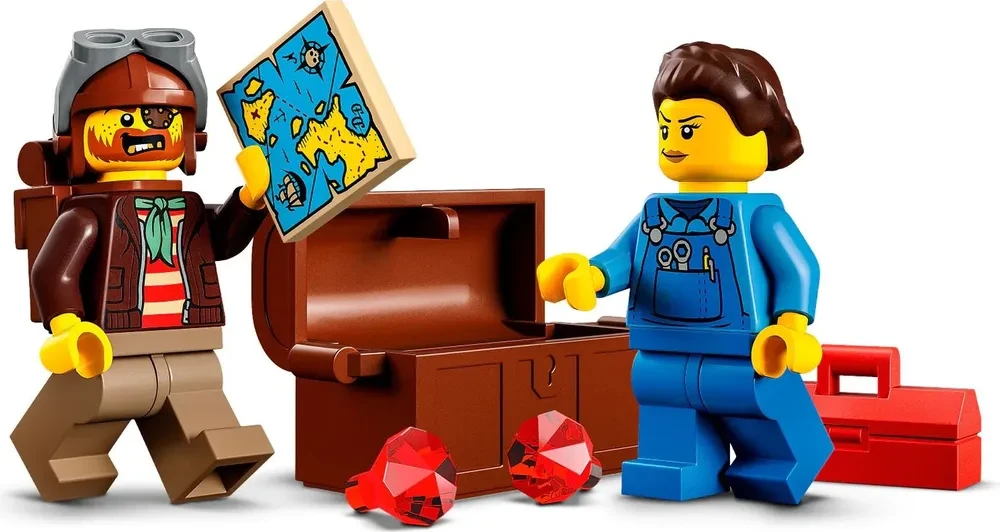 Конструктор LEGO City Stuntz 60342 Испытание трюков с нападением акул в городе