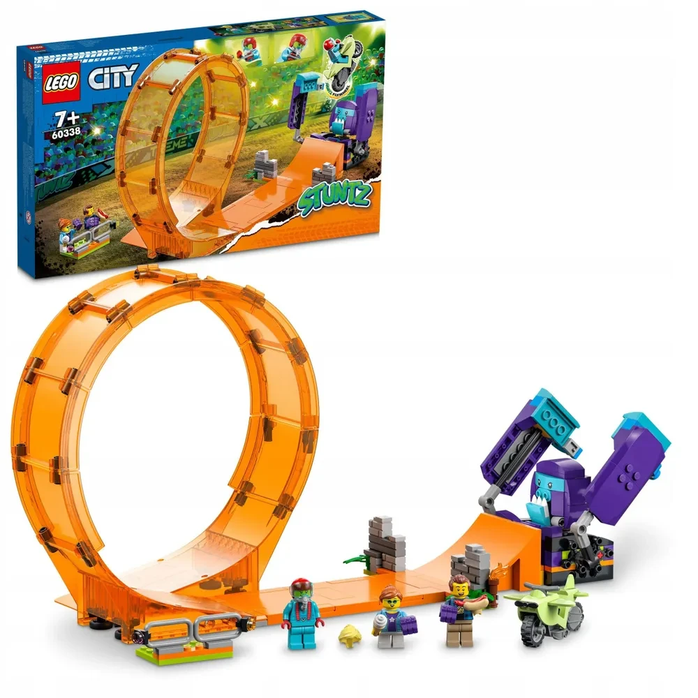 Конструктор LEGO City 60338 Трюковая петля "Сокрушительный шимпанзе" - фото 4 - id-p104960055