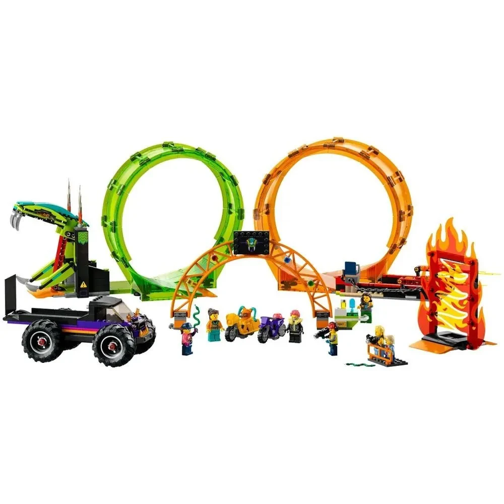 LEGO конструктор City Трюковая арена Двойная петля 60339