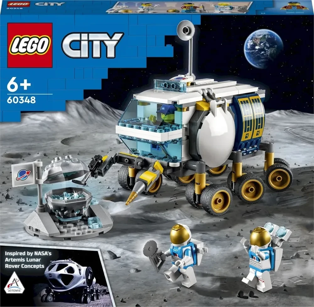 Конструктор LEGO City Space Port 60348 Луноход - фото 8 - id-p104960143
