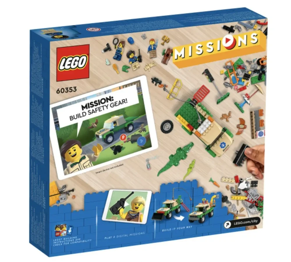 LEGO Missions 60353 Миссии по спасению диких животных