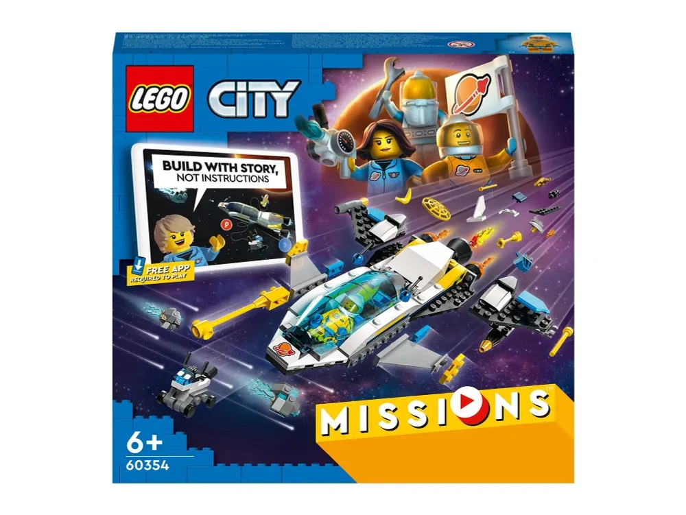 Новинка Конструктор LEGO City 60354 Космическая экспедиция для исследования Марса - фото 4 - id-p104960146