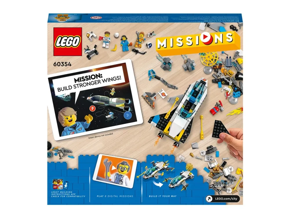 Новинка Конструктор LEGO City 60354 Космическая экспедиция для исследования Марса - фото 5 - id-p104960146