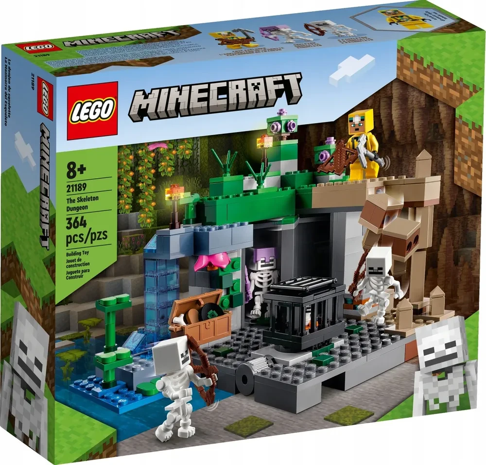 Конструктор Lego, Minecraft Подземелье скелетов, 21189