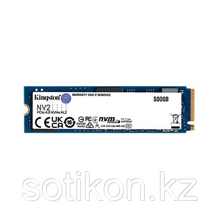 Твердотельный накопитель SSD Kingston NV2 SNV2S/500G M.2 NVMe PCIe 4.0x4, фото 2