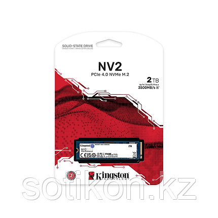 Твердотельный накопитель SSD Kingston NV2 SNV2S/2000G M.2 NVMe PCIe 4.0x4, фото 2