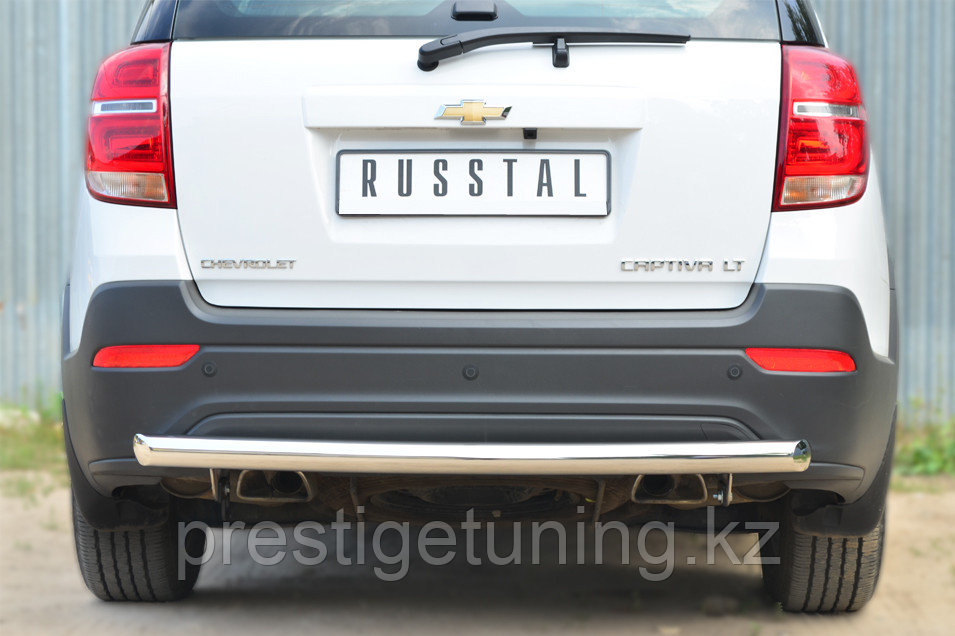 Защита заднего бампера d63(дуга) CHEVROLET CAPTIVA 2013-2016