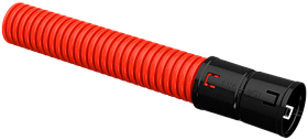 Труба гофрированная двустенная ПНД d=50мм красная (150м) ELASTA IEK