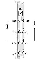 2-канальный цифровой выход; 24 В постоянного тока; 0,5 А WAGO 750-501, фото 3