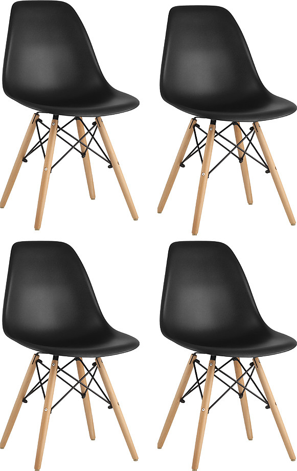 Стул Stool Group DSW черный x4 - фото 1 - id-p104962843