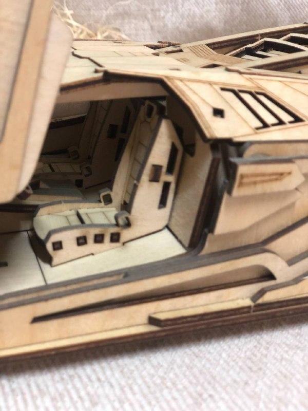 Конструктор 3D Деревянный спорткар ламборгини - фото 6 - id-p104965309