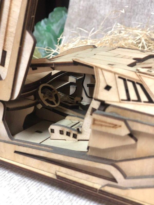 Конструктор 3D Деревянный спорткар ламборгини - фото 7 - id-p104965309