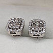 Золотые серьги с бриллиантами "Багеты"  0.51Ct VS2-SI1/J.H, VG-Cut, фото 9