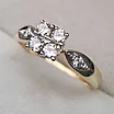 Золотое кольцо 17р с бриллиантом 0.39Сt VSI2-SI1/K VG-Cut, фото 6