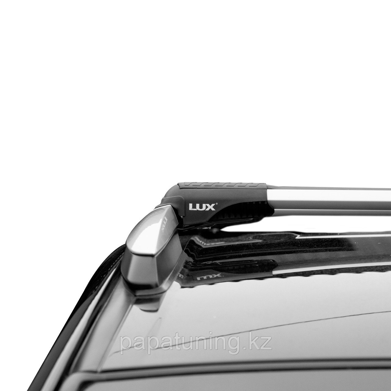 Багажная система LUX ХАНТЕР L42-R серая на классические рейлинги для Honda Accord V 1993-1998 - фото 8 - id-p104968540
