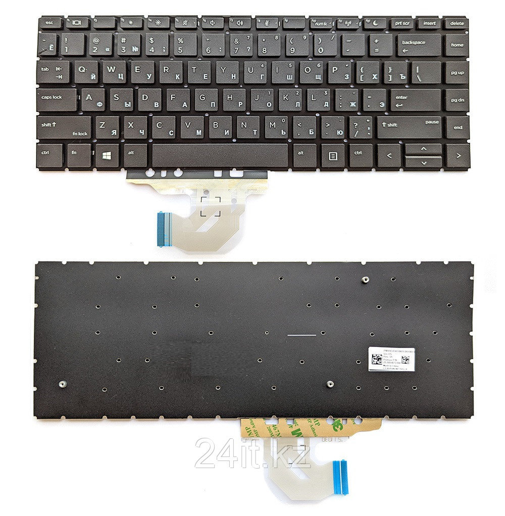 Клавиатура для ноутбука HP ProBook 440 G6, RU, без рамки, черная, фото 1