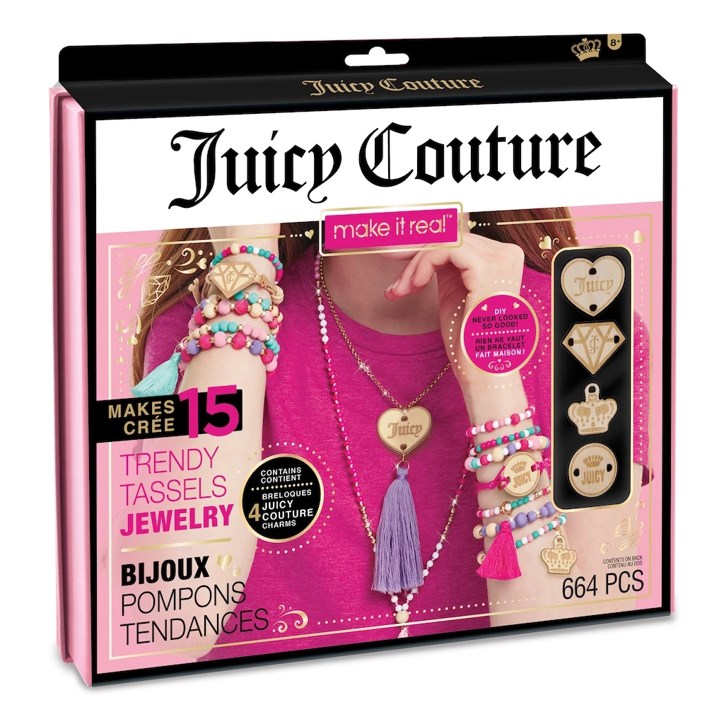 Набор для создания Браслеты Juicy Couture Trendy Tassels очаровательная Make it real 4415 - фото 1 - id-p104970044