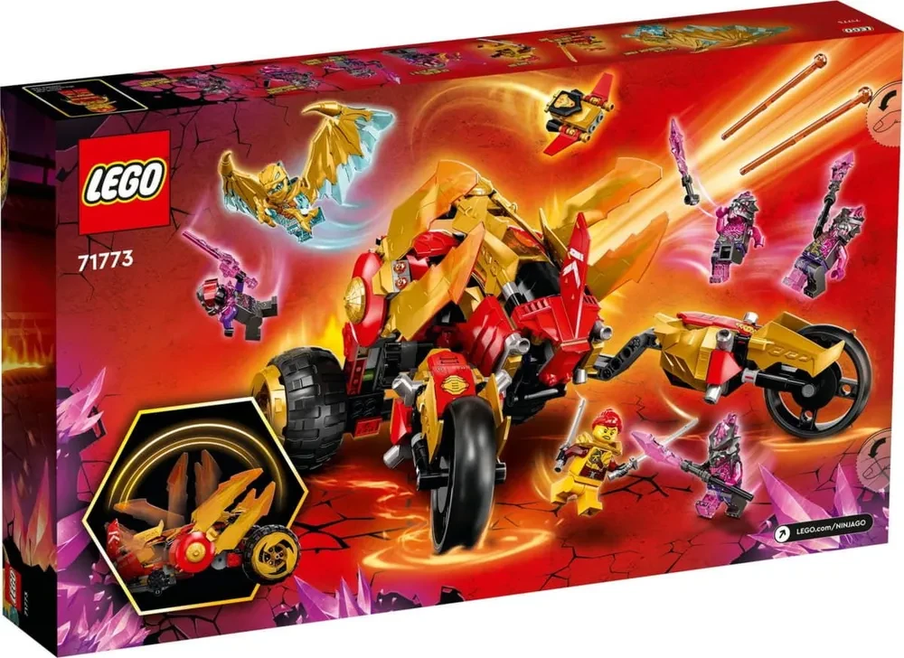 Конструктор LEGO Ninjago Багги Кая "Золотой дракон" 71773