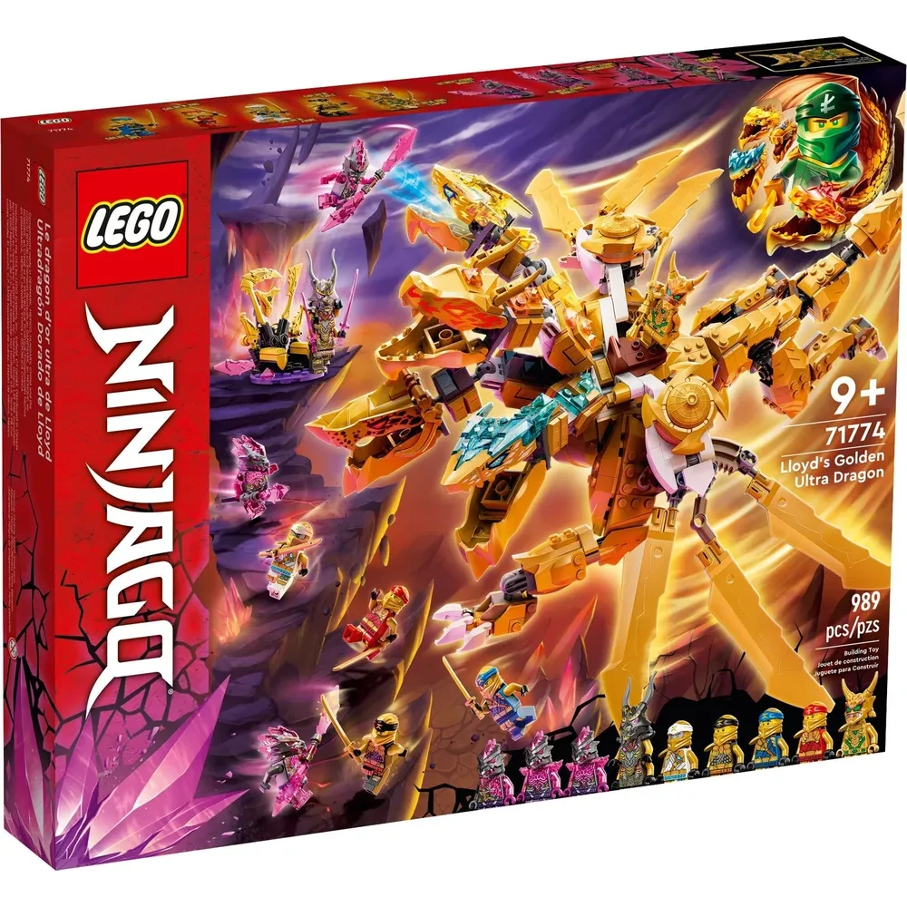 Lego 71774 Ниндзяго Золотой ультрадракон Ллойда