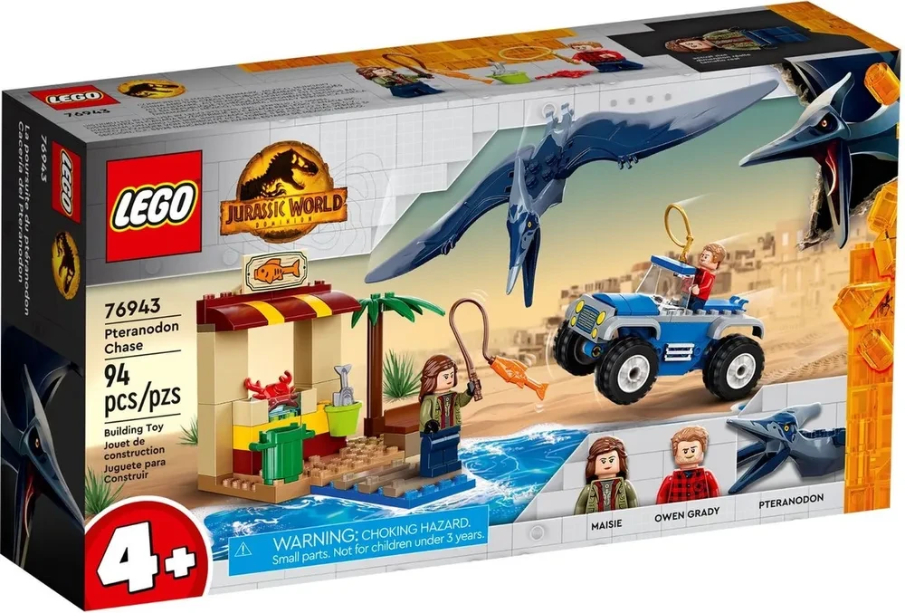 Конструктор LEGO Jurassic World, 76943, Птеранодон Чейз