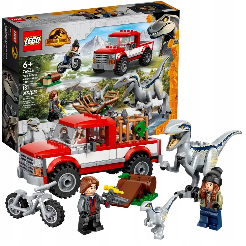 LEGO Jurassic World 76946 Захват синего и бета-велоцираптора
