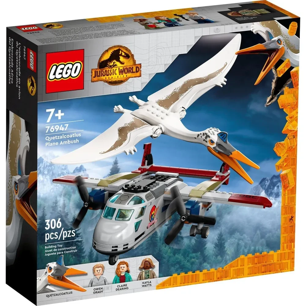 Lego 76947 Jurassic World Кетцалькоатль: нападение на самолёт